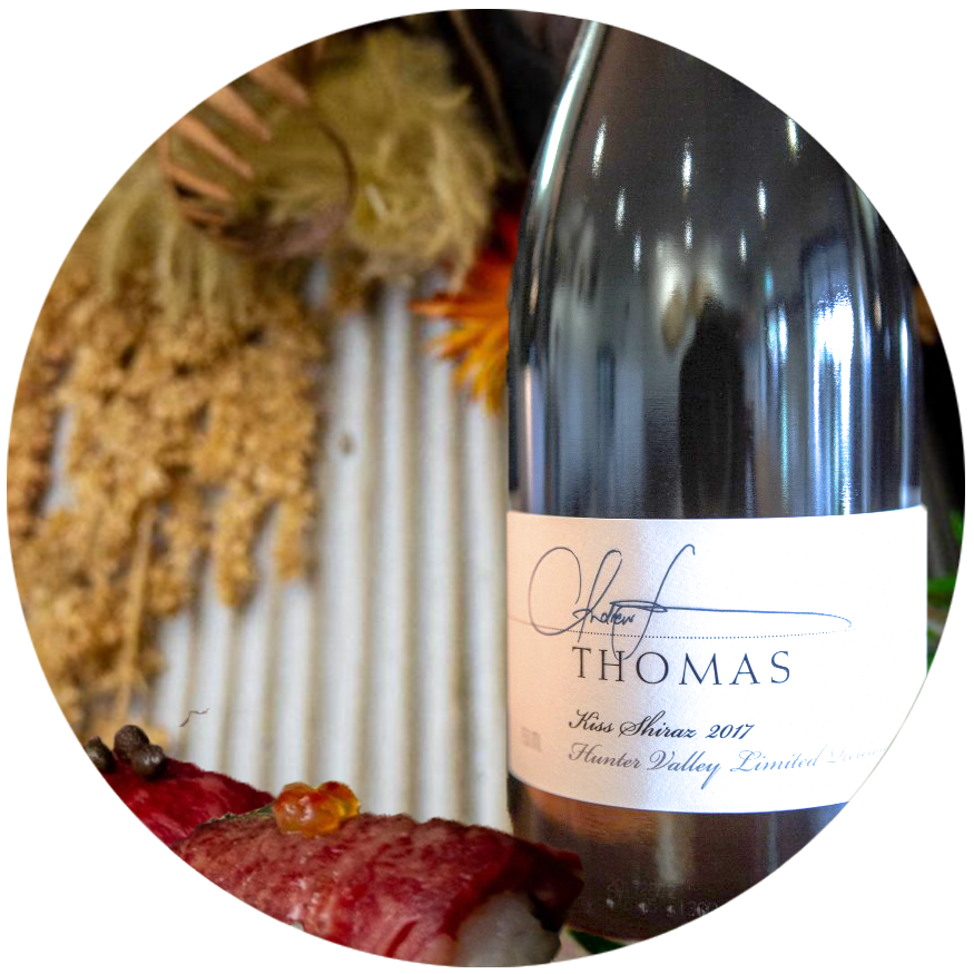 Thomas Wines + Nagisa + Binnie Beef; Shiraz Dinner